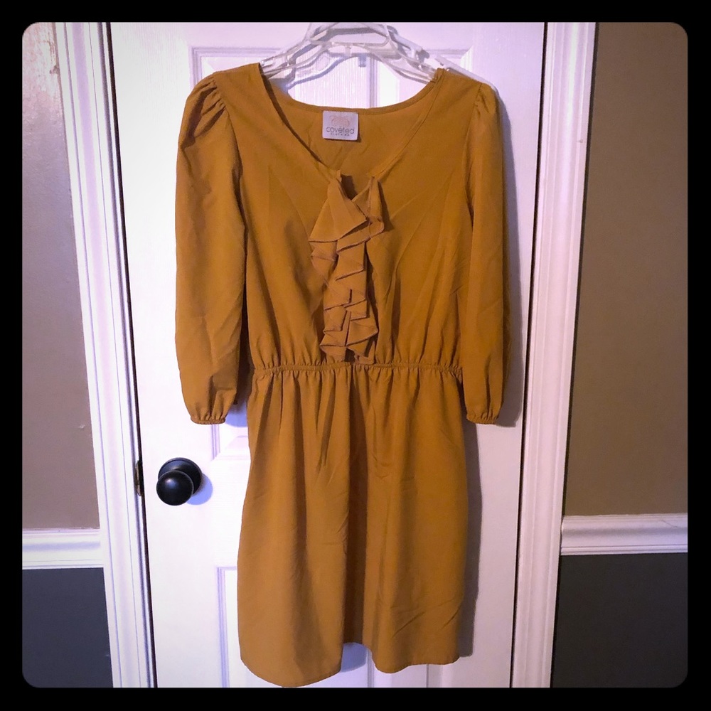 Golden rod dress
